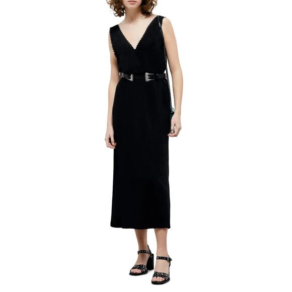 The Kooples women’s NWT’s Lace Trim Crepe midi dress. Size 1 - Picture 4 of 10